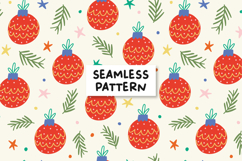 Christmas Decorations Pattern Christmas Background Product Image 1