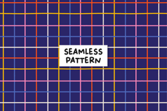 Grid seamless pattern. Grid background. Product Image 1