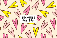 Hearts Pattern Cute Hearts Background. Product Image 1