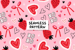 Valentines Digital Pattern. Love Background Product Image 1