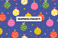Christmas seamless pattern. Christmas digital paper. Product Image 1
