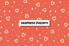 Heart seamless pattern. San valentine pattern. Product Image 1