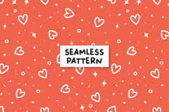 Heart seamless pattern. San valentine pattern. Product Image 1
