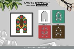 Pattern A Layered Papercut Product Image 1