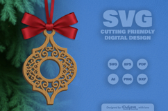 Pattern Arabesque Ornament Christmas Lasercut Product Image 4