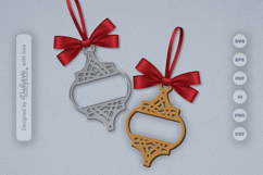 Pattern Arabesque Split Ornament Christmas Lasercut Product Image 2