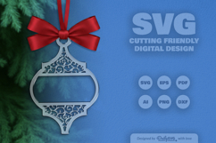 Pattern Arabesque Split Ornament Christmas Lasercut Product Image 1