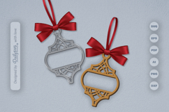 Pattern Arabesque Split Ornament Christmas Lasercut Product Image 3