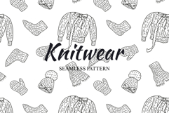 Cozy Knitwear Seamless Pattern Digital Paper SVG Product Image 4
