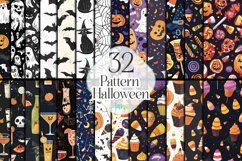 Pattern Halloween Sublimation Clipart Product Image 1