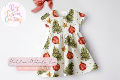 Christmas Seamless Pattern - Hand Drawn Watercolor - Digital Product Image 2