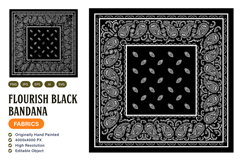Black Bandana Product Image 1