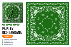 Flourish Green Bandana Product Image 2