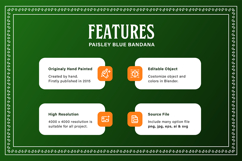 Flourish Green Bandana Product Image 3