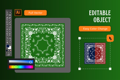 Flourish Green Bandana Product Image 4