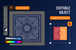 Paisley Blue Bandana Product Image 3