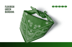 Flourish Green Bandana Product Image 3
