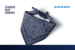 Paisley Blue Bandana Product Image 4