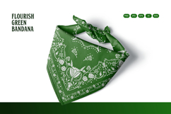 Flourish Green Bandana Product Image 1