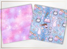 Pastel witch seamless backgrounds - 16 x seamless patterns Product Image 5
