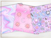 Pastel witch seamless backgrounds - 16 x seamless patterns Product Image 3