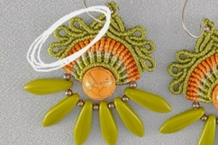 Micro Macrame Earrings with Daggers DIY YouTube Transcript Product Image 4