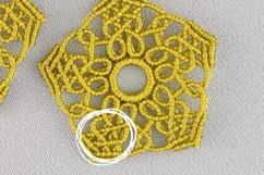 Micro Macrame Five Point Mandala YouTube Transcript Product Image 4