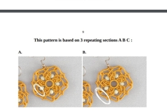 Micro Macrame Star Earrings Part II DIY YouTube Transcript Product Image 4