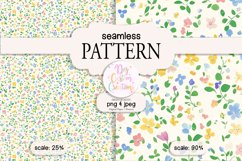 Micro Floral Seamless Pattern - Digital Paper Product Image 1