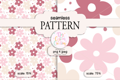 Seamless Pattern - Flowers - Hand drawn Product Image 1