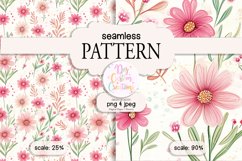 Floral Seamless Pattern - Digital Paper Product Image 1