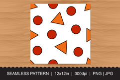 Geometric Circle Triangle Pattern PNG JPG Product Image 2