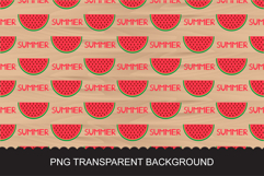 Seamless Watermelon Pattern - Fruit Print Surface Design Product Image 2