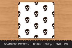 Seamless Skull Pattern Product Image 3