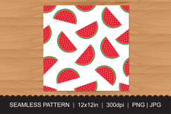 Seamless Watermelon Pattern - Fruit Print Surface Design Product Image 3