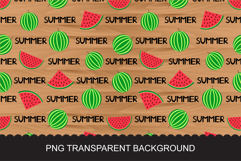 Seamless Watermelon Pattern - Fruit Print Surface Design Product Image 3