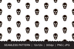 Seamless Skull Pattern Product Image 1