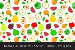 Seamless Fruit Pattern Product Image 1