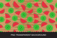 Seamless Watermelon Pattern - Fruit Print Surface Design Product Image 3