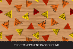 Abstract Memphis Triangle Pattern PNG JPG Product Image 3