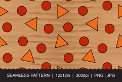 Geometric Circle Triangle Pattern PNG JPG Product Image 3