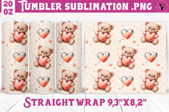 Valentines Tumbler | Spring &amp; Valentine sublimation Product Image 1