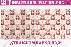 Valentines Tumbler | Spring &amp; Valentine sublimation Product Image 1