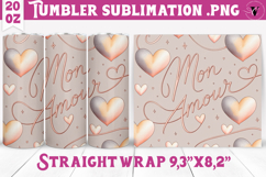 Valentines Tumbler | Spring &amp; Valentine sublimation Product Image 1