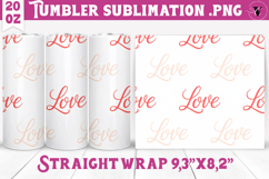 Valentines Tumbler | Spring &amp; Valentine sublimation Product Image 1