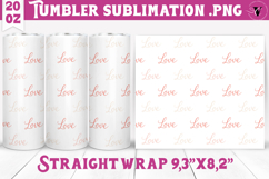 Valentines Tumbler | Spring &amp; Valentine sublimation Product Image 1