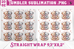 Valentines Tumbler | Spring &amp; Valentine sublimation Product Image 1