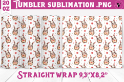 Valentines Tumbler | Spring &amp; Valentine sublimation Product Image 1