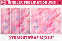 Tumbler wrap | Paint stroke | Valentine&#039;s Day Product Image 1