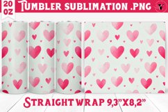 Tumbler wrap | Paint stroke | Valentine&#039;s Day Product Image 1